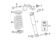 2010 Lincoln MKZ Shock And Strut Mount Diagram - 6E5Z-18132-AA