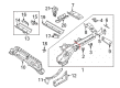 2022 Ford Transit Connect Rear Crossmember Diagram - DV6Z-4K338-D