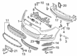 2016 Ford Fiesta Bumper Diagram - D2BZ-17757-AB