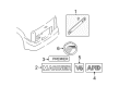 Mercury Mariner Emblem Diagram - 5E6Z-7842528-AA