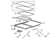 Ford Escape Sunroof Diagram - 8L8Z-7850054-A