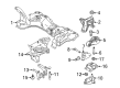 Ford Transit Connect Engine Mount Bracket Diagram - 5S4Z-6E042-AA