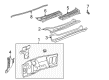 2003 Ford F-250 Super Duty Dash Panels Diagram - F81Z-2501610-AA