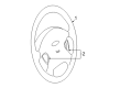 Mercury Mariner Steering Wheel Diagram - 7E6Z-78043B13-BB