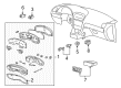 2005 Lincoln LS Mirror Switch Diagram - XW4Z-17B676-AAB