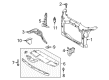 Ford Taurus X Air Deflector Diagram - 8F9Z-8327-A