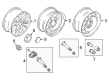 2024 Ford Expedition Spare Wheel Diagram - JL1Z-1007-C