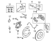 2013 Ford Mustang Brake Backing Plate Diagram - 5R3Z-2C029-AA