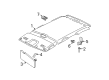 Mercury Sun Visor Diagram - CL8Z-7804104-DB