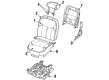 2001 Lincoln Town Car Seat Cushion Diagram - YW1Z54632A22AA