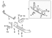 2008 Ford Focus Motor And Transmission Mount Diagram - 8S4Z-6A036-A