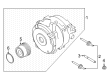 2021 Ford Bronco Alternator Pulley Diagram - MB3Z-10344-A