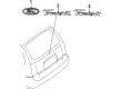 1996 Ford Taurus Emblem Diagram - F6DZ-7442528-AA