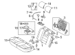 2010 Lincoln MKZ Cup Holder Diagram - AE5Z-5413562-AB