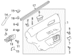 Ford Explorer Door Handle Diagram - EB5Z-7822600-AE