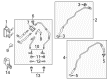 Lincoln MKZ Automatic Transmission Oil Cooler Line Diagram - DG9Z-7R081-H