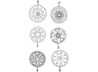 2003 Ford Taurus Lug Nuts Diagram - F8SZ-1012-AA