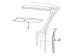 1995 Ford Mustang Door Moldings Diagram - YR3Z-7620890-AAA