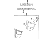 1998 Lincoln Continental Emblem Diagram - F8OZ-5442528-AA