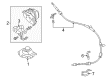 Ford Fusion Automatic Transmission Shifter Diagram - HG9Z-7P155-D