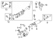 2018 Ford F-350 Super Duty Muffler Hanger Straps Diagram - HC3Z-5A231-A