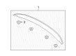 Ford Mustang Spoiler Diagram - AR3Z-6344210-BA