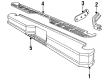 1995 Ford Bronco Bumper Diagram - F2TZ-17906-A