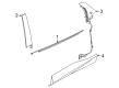 2023 Ford Mustang Mach-E Door Moldings Diagram - LJ8Z-5825557-AA