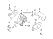 2008 Mercury Mariner Alternator Diagram - AU2Z-10V346-AZRM