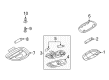 2007 Ford Taurus Dome Light Diagram - BL3Z-13776-A