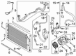 2022 Lincoln Nautilus A/C Compressor Diagram - K2GZ-19703-B