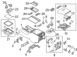 2014 Ford F-250 Super Duty Cup Holder Diagram - CC3Z-2813562-BC