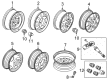 Ford Transit-150 Spare Wheel Diagram - JK4Z-1007-A