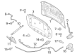 Ford F-150 Lightning Hood Diagram - NL3Z-16612-C