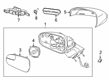 Lincoln Mirror Actuator Diagram - BU5Z-17D696-A