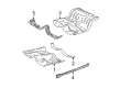 2006 Lincoln Town Car Floor Pan Diagram - 4W1Z-5411135-BA