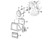 Ford Aerostar Headlight Diagram - F39Z13035AA