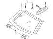 1999 Ford Explorer Car Mirror Diagram - F5TZ-17700-A