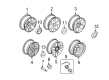 2010 Lincoln Navigator Spare Wheel Diagram - 7L1Z-1007-C