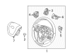 Ford Flex Steering Wheel Diagram - DA8Z-3600-BA