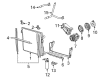 Ford Explorer Sport Trac A/C Condenser Diagram - EU2Z-19712-D