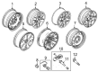 Ford F-150 Spare Wheel Diagram - AL3Z-1015-A