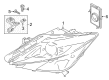 Lincoln MKZ Headlight Diagram - GP5Z-13008-C