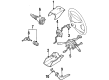 1998 Ford Contour Steering Column Cover Diagram - F7RZ3530BB