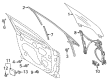 2015 Lincoln MKZ Window Run Diagram - FP5Z-5421597-B