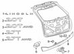 2019 Lincoln Nautilus Bumper Reflector Diagram - KA1Z-13A565-E