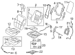 2011 Ford Edge Seat Cushion Diagram - BT4Z-7864810-F