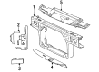 Mercury Grand Marquis Air Deflector Diagram - F5MY8311A