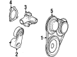 1993 Ford Ranger Water Pump Gasket Diagram - E8ZZ8507A