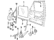 1995 Ford Bronco Window Run Diagram - F5TZ-1521536-A